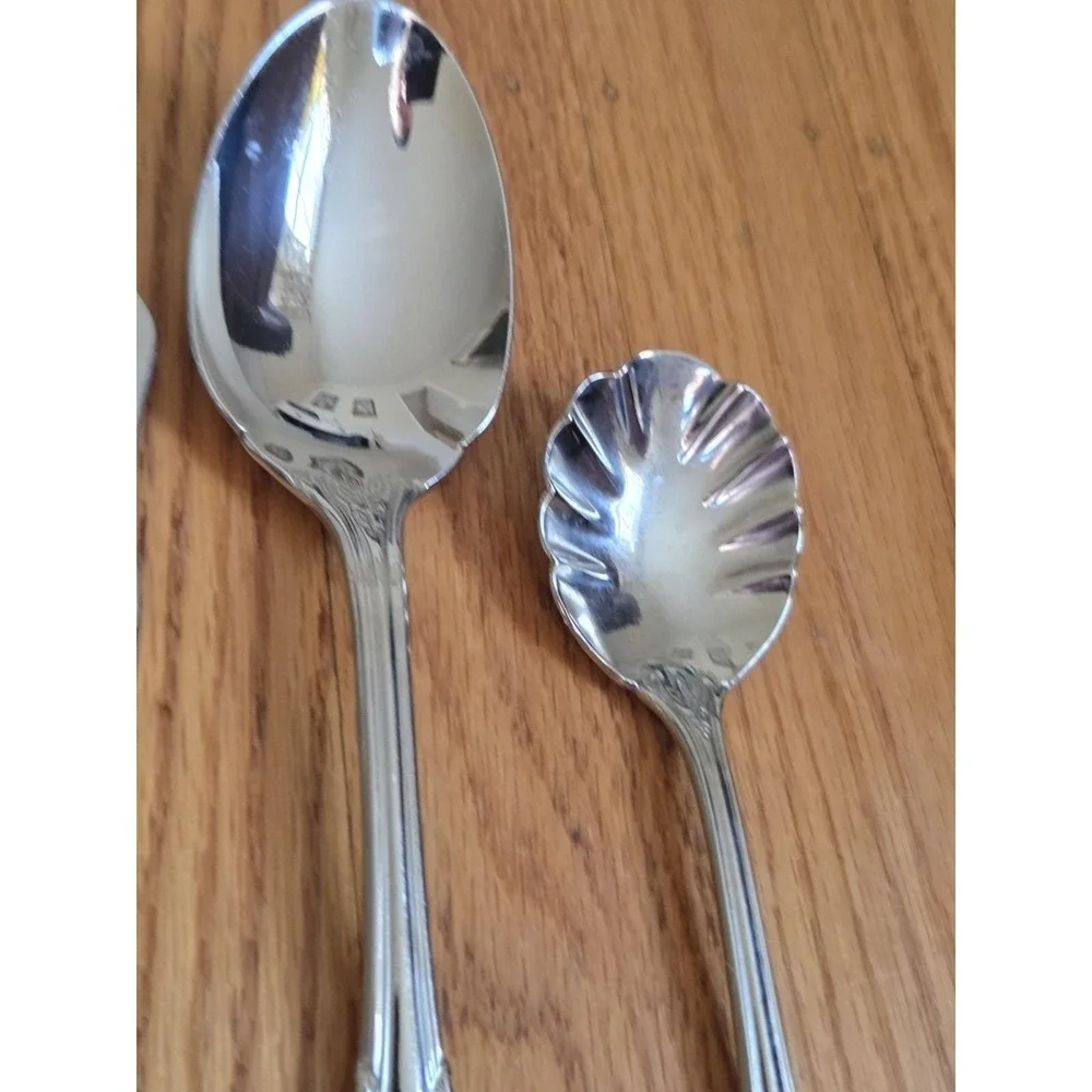 Wallace Silversmiths Spode‎ Christmas Tree  5 Piece Hostess Serving Set